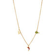 14KT Cutesy Gold Chains with Fun Charms,,hi-res view 1