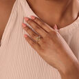 Interlace Allure 14KT Gold & Diamond Ring,,hi-res view 2