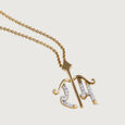 Lord Rama Gold and Diamond Pendant,,hi-res view 3