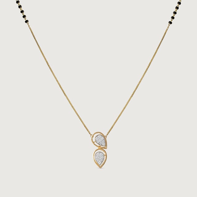 Harmonious Flow Gold and Diamond Mangalsutra,,hi-res image number null