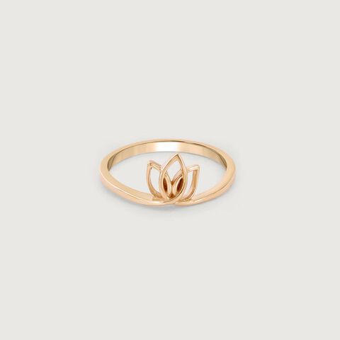 Serene Bloom Gold Ring
