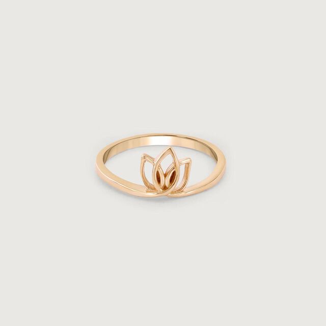 Serene Bloom Gold Ring,,hi-res image number null