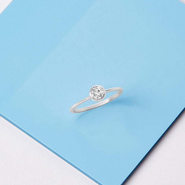 Modern Minimal Silver Ring,,hi-res image number null