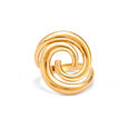 18KT Golden Sunrise Spiral Yellow Gold Finger Ring,,hi-res view 3
