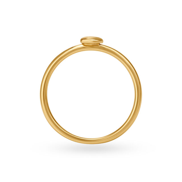 14KT Yellow Gold Heart-Shaped Finger Ring,,hi-res view 3