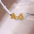 Ripple Twist Gold Stud Earrings,,hi-res view 1