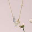 Enchanted Butterfly Diamond Necklace,,hi-res view 1