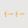 Blooming Grace Polki Diamond Stud Earrings,,hi-res view 4