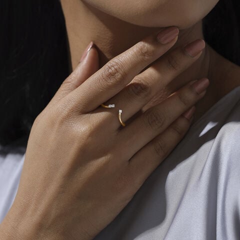 Serene Spark Diamond Ring