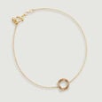 Radiant Circular Gold Bracelet,,hi-res view 3