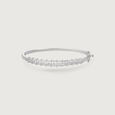 Glam Tiered Silver Bangle,,hi-res view 3