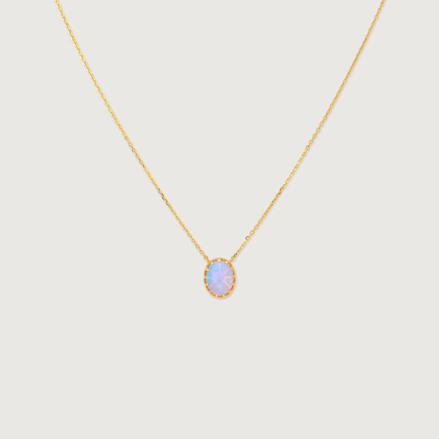 Luminous Opal Gold Necklace,,hi-res image number null