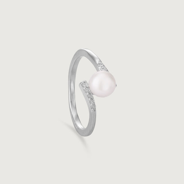 Luminous Orbit Silver Ring,,hi-res image number null