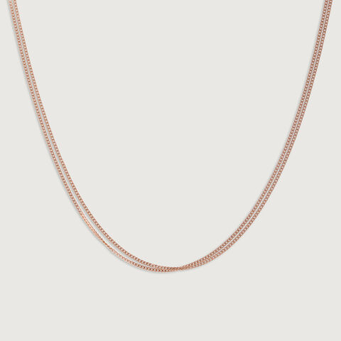 Double Link Rose Gold Chain