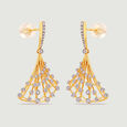 Radiant Cascading Diamond Jhumka,,hi-res view 5