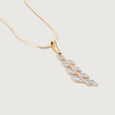 Electric Sequin Gold & Diamond Pendant,,hi-res view 4