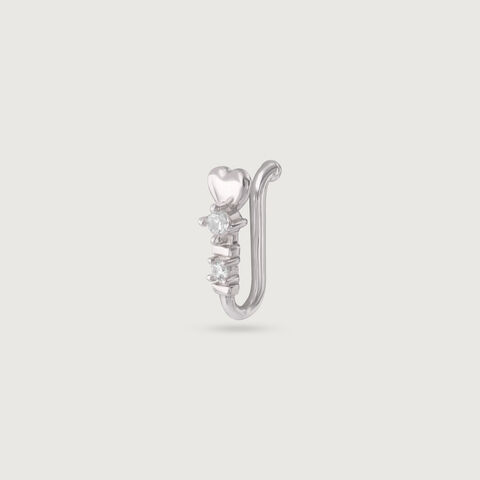 Cute Gleam Silver Nose Pin