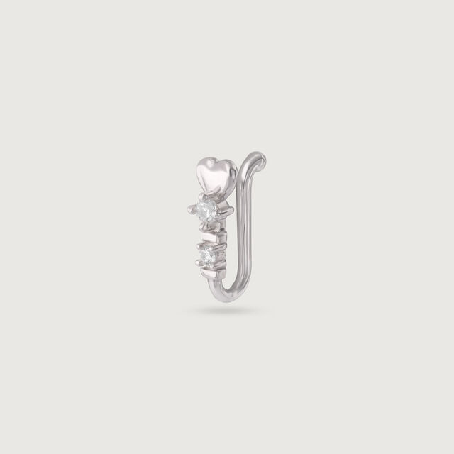Cute Gleam Silver Nose Pin,,hi-res image number null