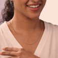 Lustrous Link 22KT Gold Chain,,hi-res view 2