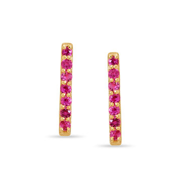 14 KT Yellow Gold Classic Charming Hoop Earrings