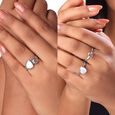Mother of Pearl Dreamy Stackable Silver Ring,,hi-res view 2