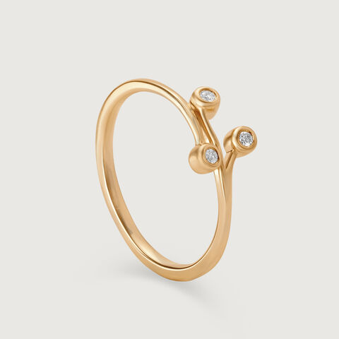 Cosmic Splendour 14KT Gold & Diamond Ring