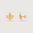 Timeless Warli Art 22KT Gold Drop Earrings,,hi-res view 4