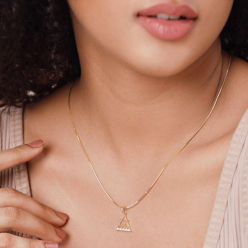 Tanishq discount pendant chain