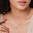14kt Yellow Gold Aquarius Pendant,,hi-res view 1