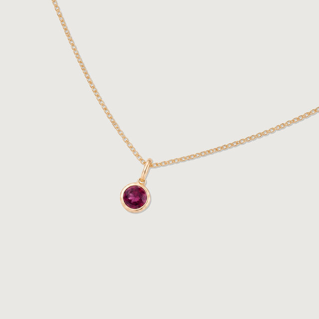 Crimson Aura Garnet Pendant,,hi-res image number null