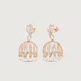 Chic Bloom Diamond Jhumka,,hi-res view 4