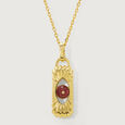 Graceful Guardian 18KT Pink Tourmaline Pendant with chain,,hi-res view 3