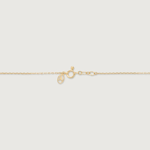 Sleek Buzz Diamond Necklace