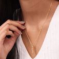 Linked by Love 14KT Yellow Gold Necklace,,hi-res view 2