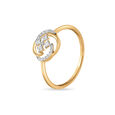 18 KT Yellow Gold Diamond Ring,,hi-res view 1