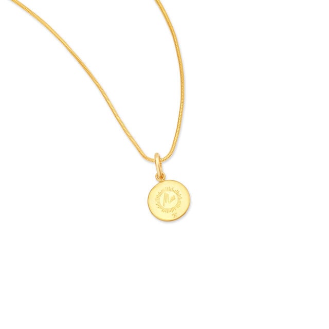 Divine Lakshmi Gold Pendant,,hi-res image number null