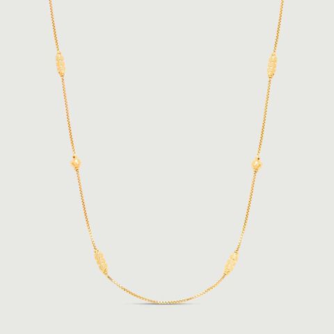 Sassy Swirl Gold Chain