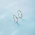 Sparkle Arc Silver Toe Rings,,hi-res view 1