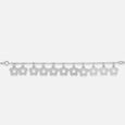 Blooming Beauty Silver Anklet,,hi-res view 4