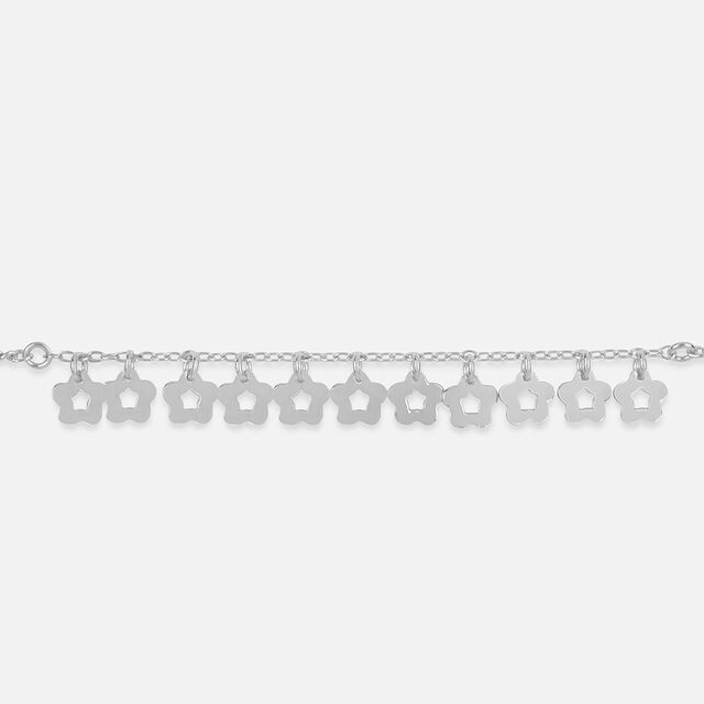 Blooming Beauty Silver Anklet,,hi-res image number null