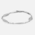 Leafy Shine Silver Bracelet,,hi-res view 3