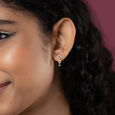 Electric Vibes Gold & Diamond Drop Earrings,,hi-res view 2