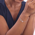 Bubbly Bloom Silver Bracelet,,hi-res view 2