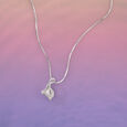Soft Flow Silver Pendant,,hi-res view 1