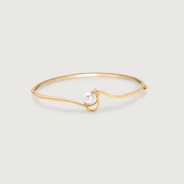 Aura Knot Pearl Bangle,,hi-res image number null