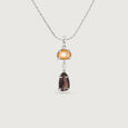 Earthy Glow Silver Pendant,,hi-res view 3