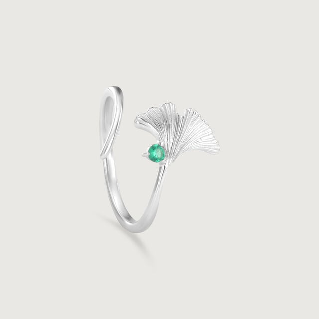 Delicate Curve Silver Ring,,hi-res image number null