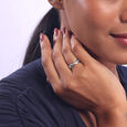 Snatched Crisscross Silver Ring,,hi-res view 2