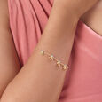 Playful Sparkle Leaf Diamond Bracelet,,hi-res view 2