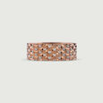Golden Galaxy Rose Gold Finger Ring,,hi-res view 3